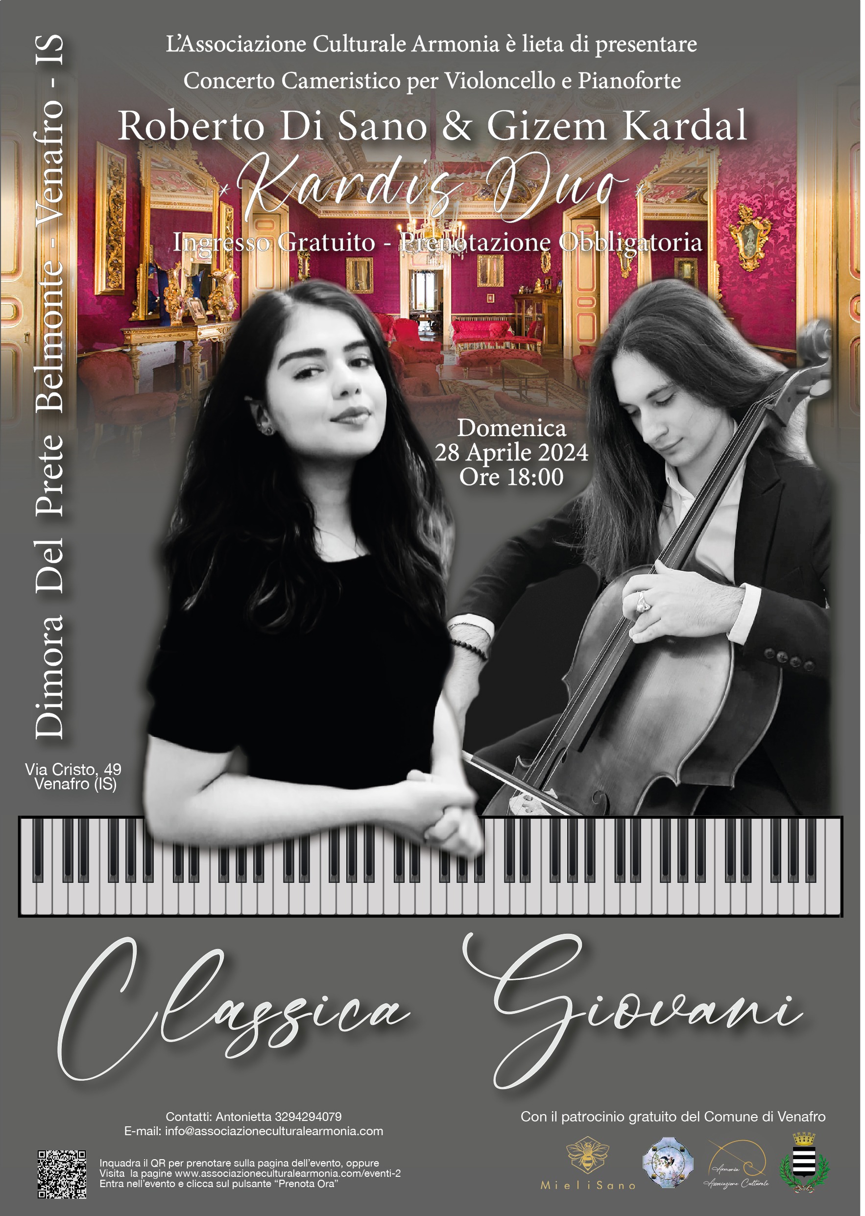 Classica Giovani - Concerto Cameristico Per Violoncello e Pianoforte