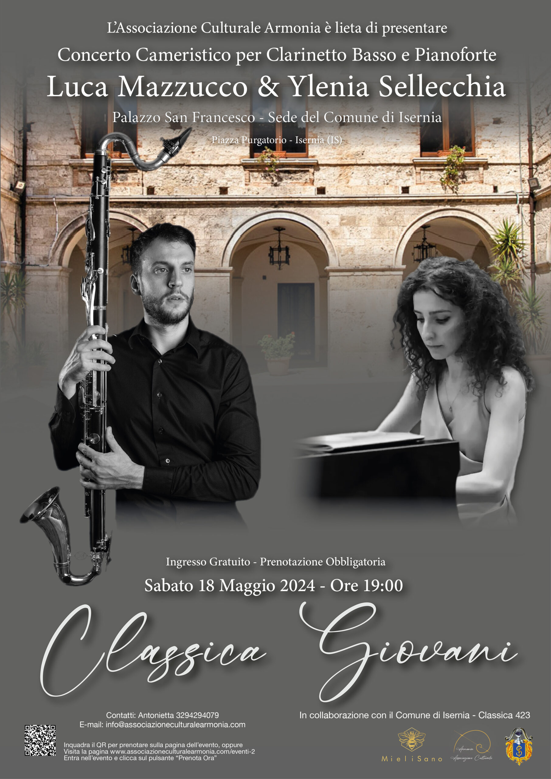 Classica Giovani - Concerto Cameristico per Clarinetto Basso e Pianoforte