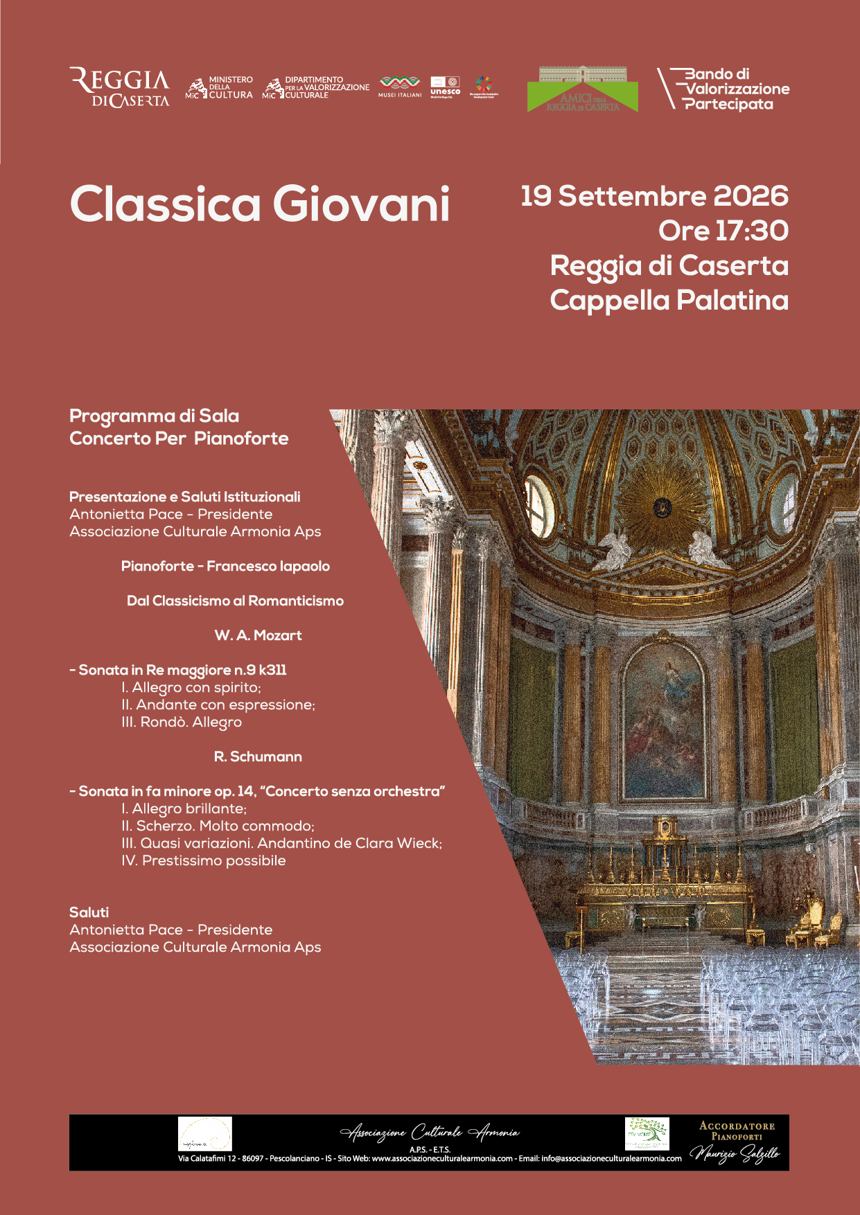 Programma Concerto Francesco Iapaolo